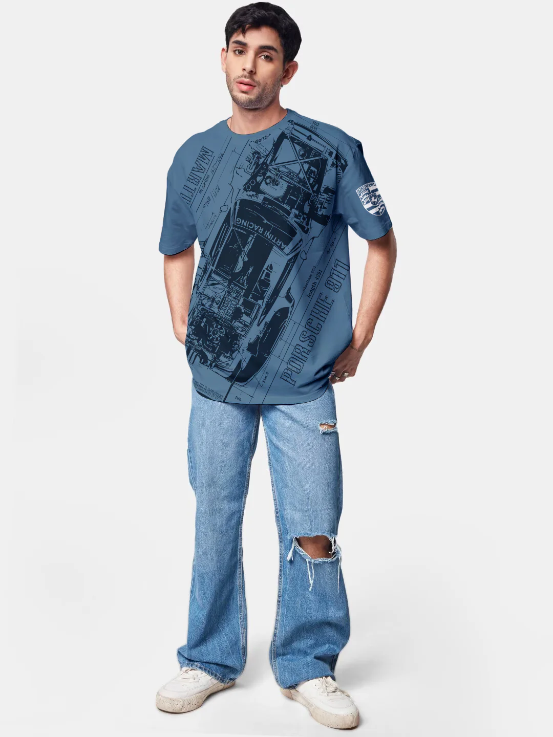 Porsche 911 Oversized T-Shirt - Image 4