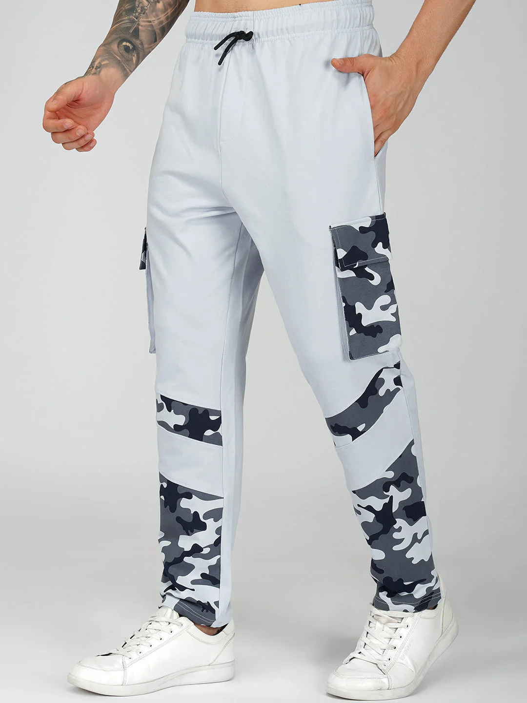 Powder Blue Camo Men's Co-Ord Set - Image 5