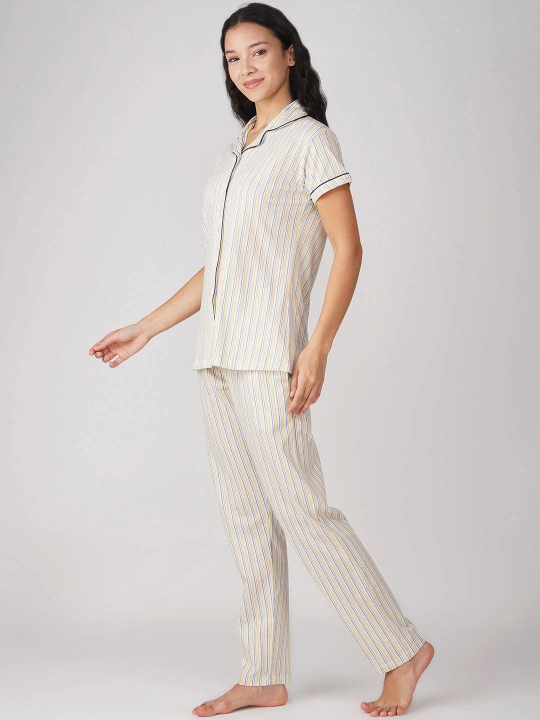 Rainbow Stripes Night Suit - Image 4