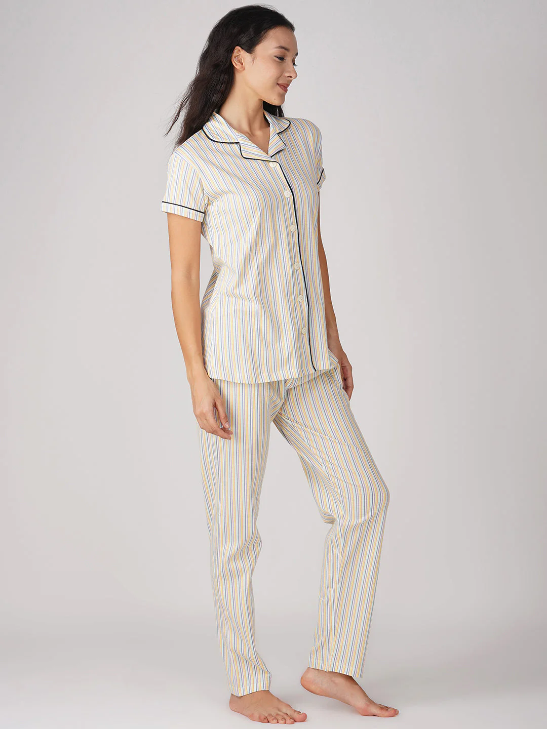 Rainbow Stripes Night Suit - Image 5