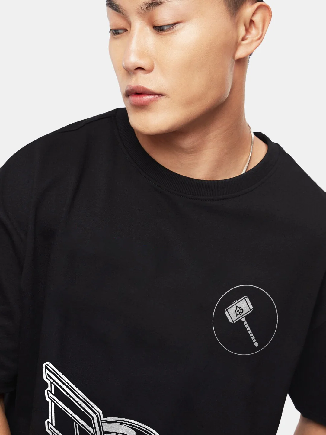 Thor The God Of Thunder Oversized T-Shirt - Image 3