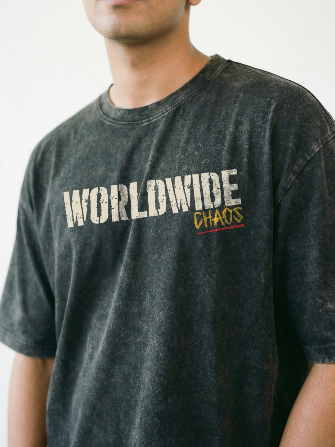 Worldwide Chaos Oversized T-Shirt - Image 4