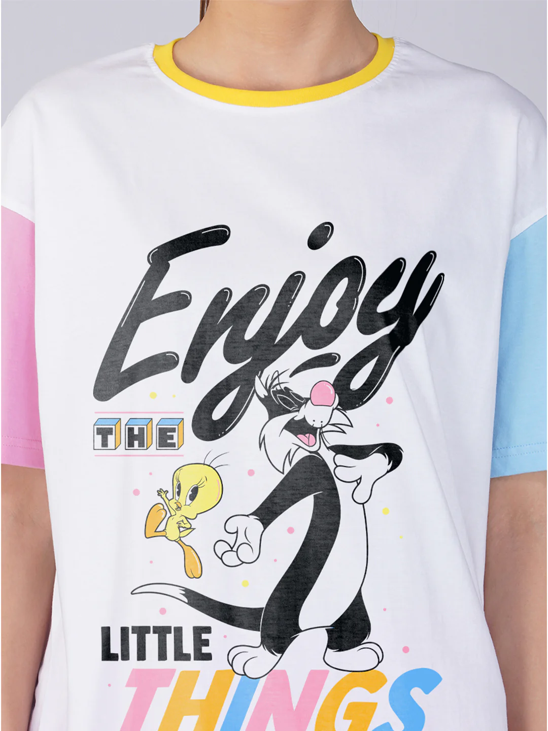 Enjoy Little Things Women Oversized T-Shirt - Image 3