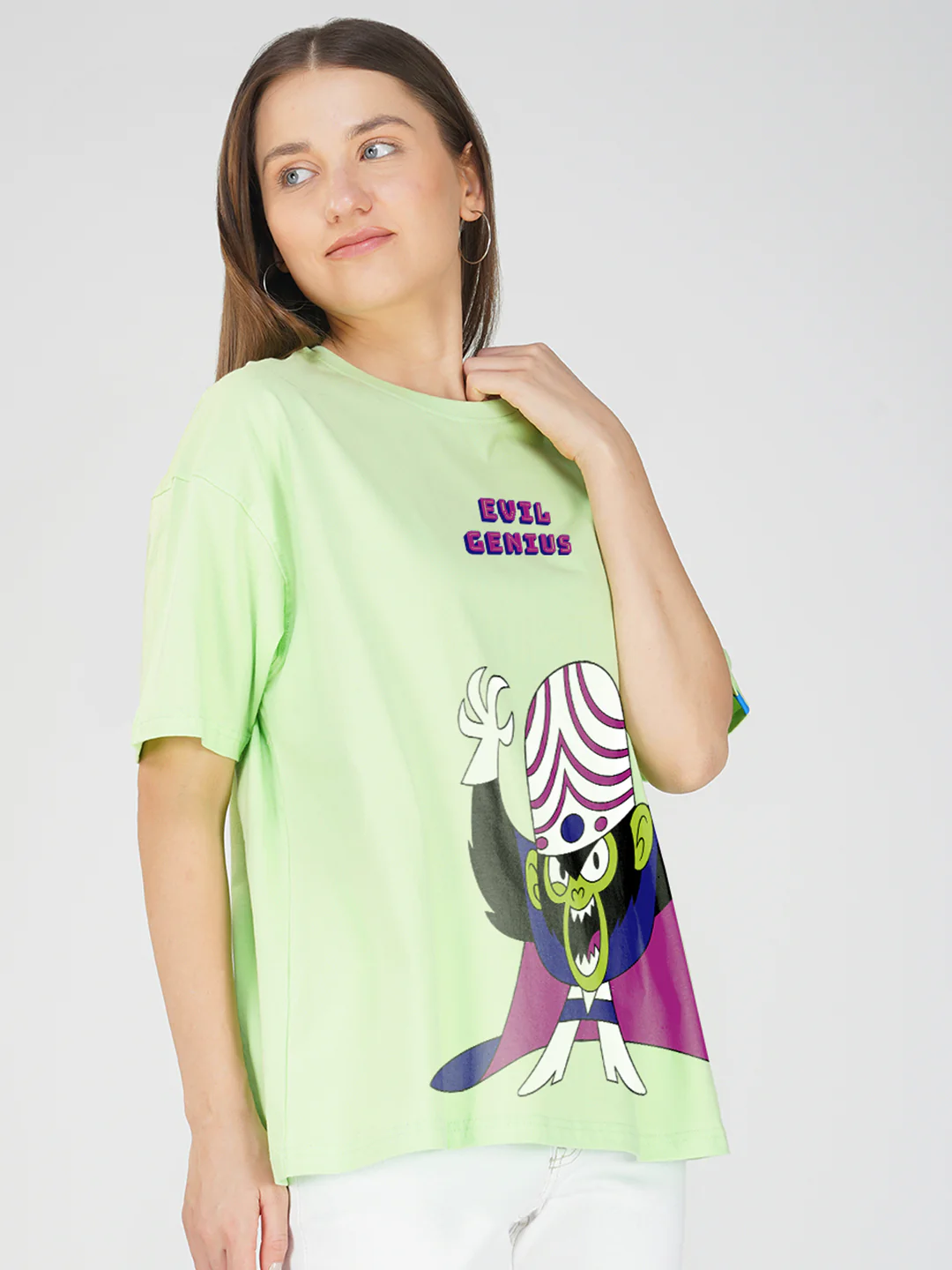 Evil Genius Women Oversized T-Shirt - Image 3
