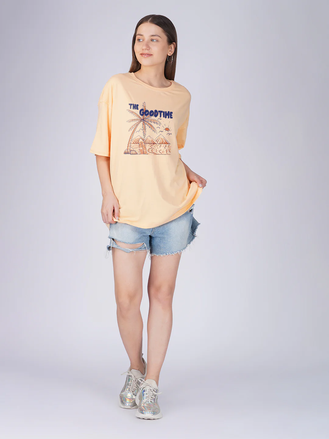 The Good Time Women Oversized T-Shirt - Image 4