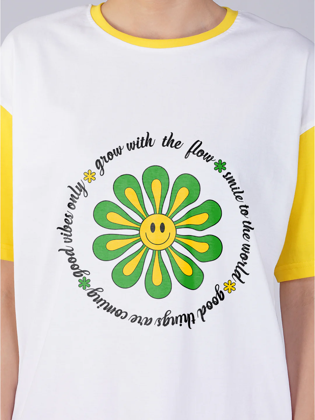 Grow Positivity Women Oversized T-Shirt - Image 4