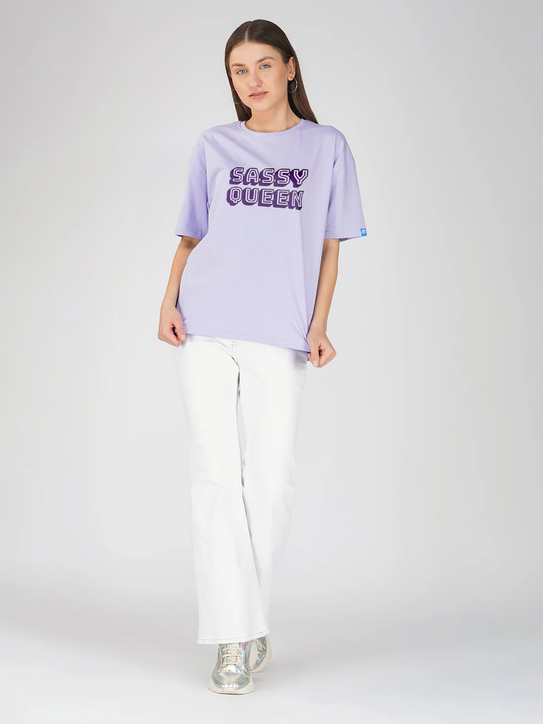 Sassy Queen Women Oversized T-Shirt - Image 2