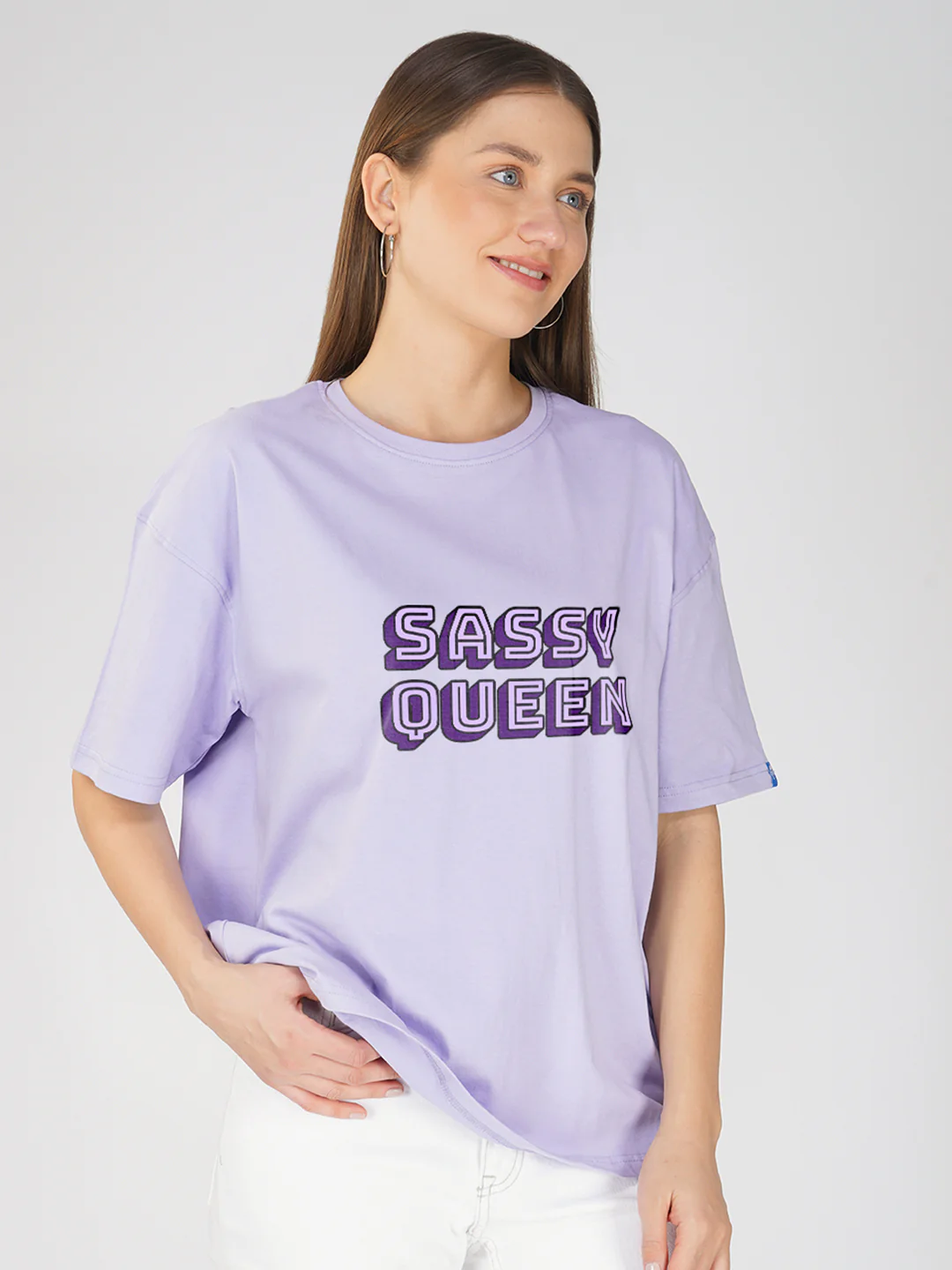Sassy Queen Women Oversized T-Shirt - Image 3