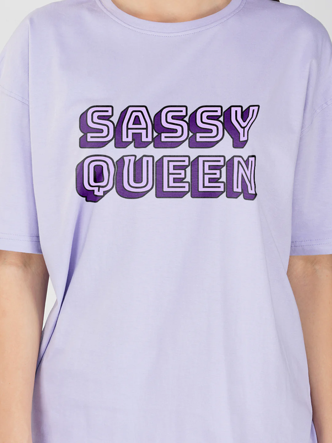 Sassy Queen Women Oversized T-Shirt - Image 4