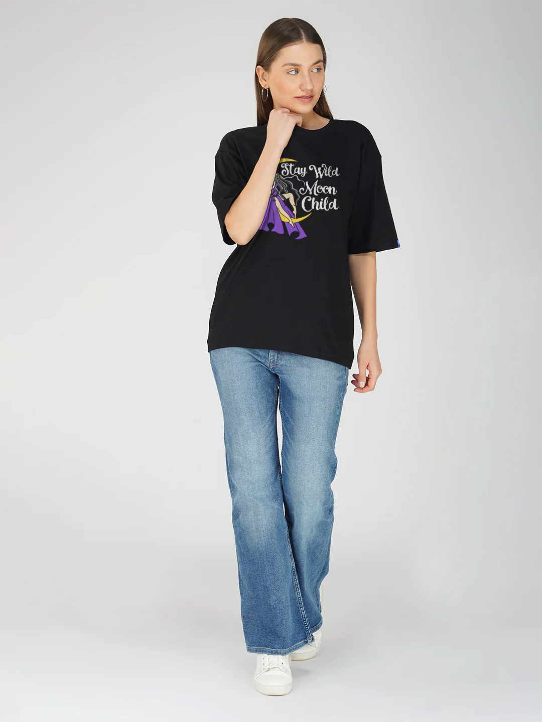 Stay Wild Women Oversized T-Shirt - Image 3