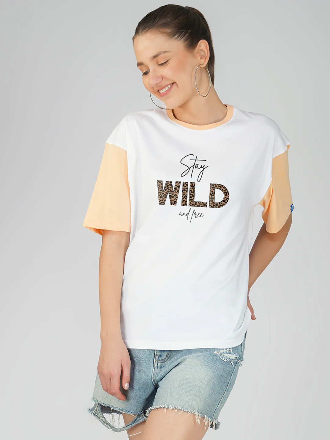 Stay Wild Women Oversized T-Shirt