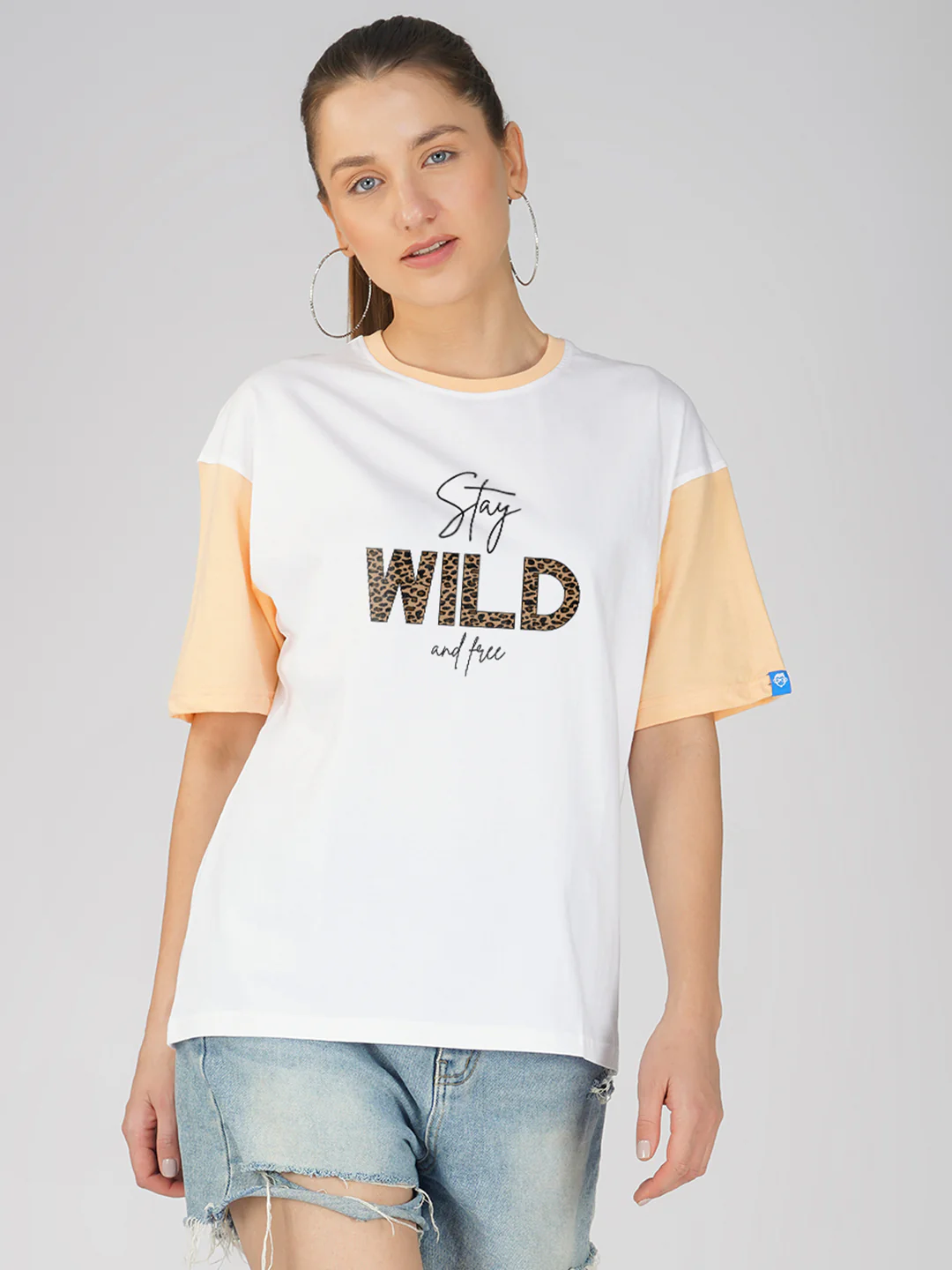 Stay Wild Women Oversized T-Shirt - Image 2