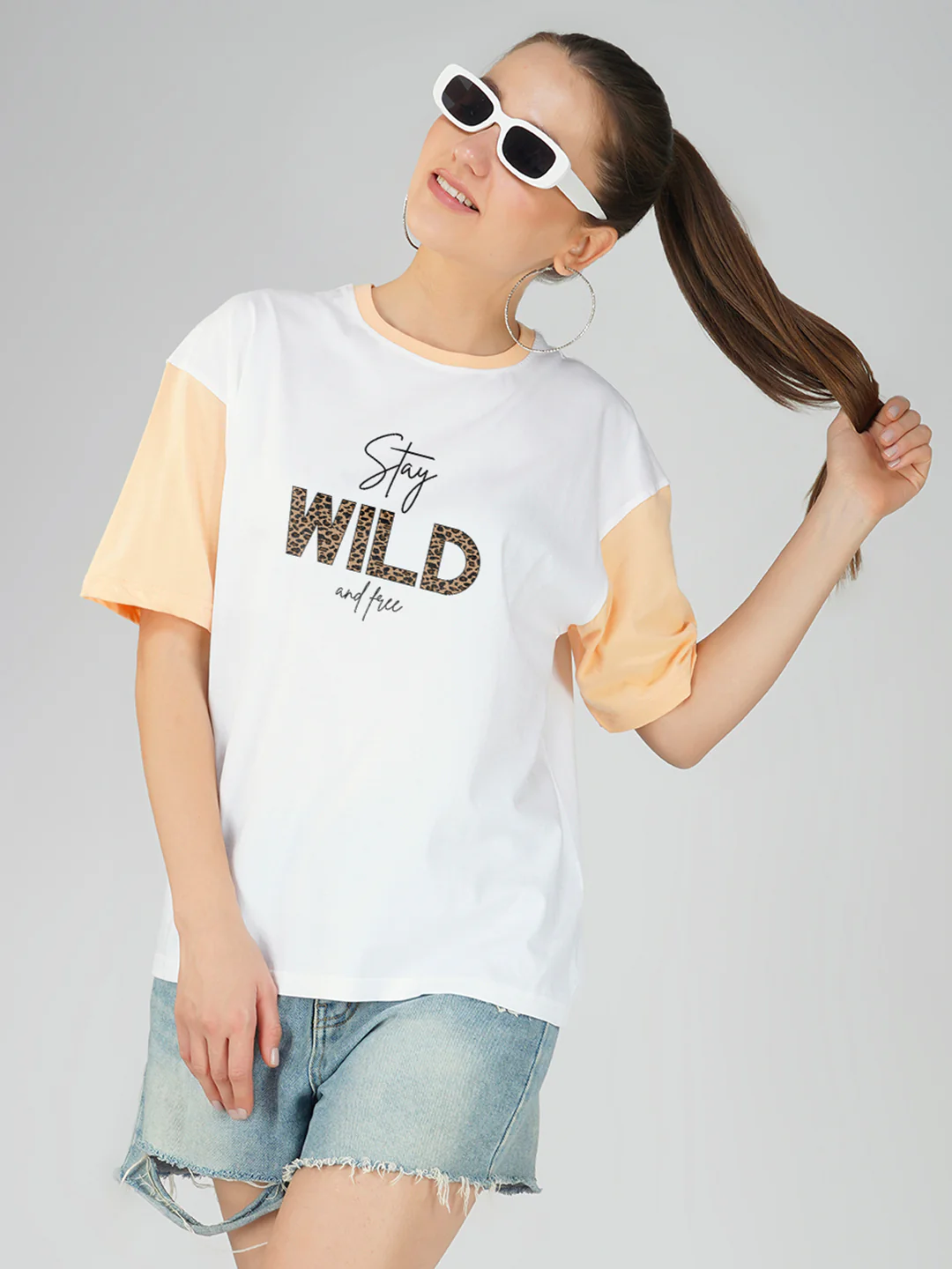 Stay Wild Women Oversized T-Shirt - Image 5